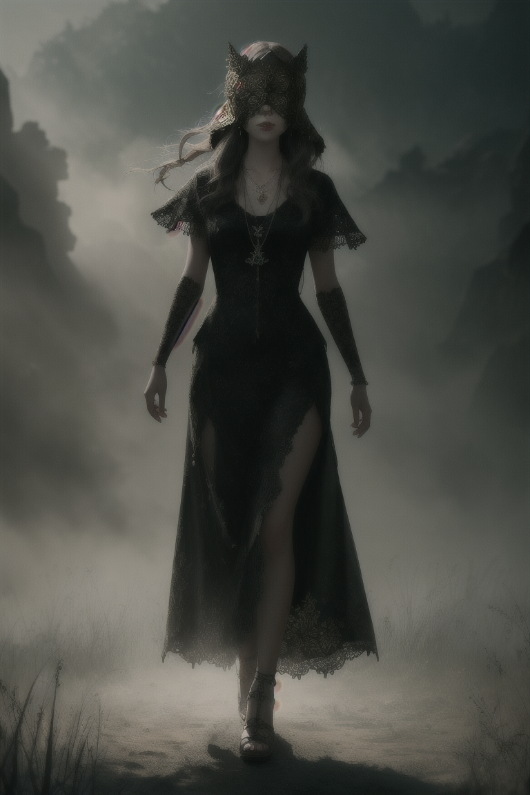 04233-2234183655-a woman wearing a blind mask, necklace, full body, tone mapped, detailed, highly detailed, digital painting, artstation, concept.png
